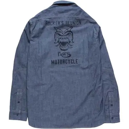 PAWN(パウン) リュニオンシャンブレーワークシャツ