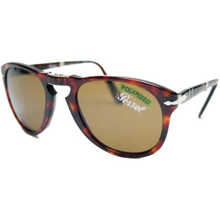 persol(ペルソール) PO0714 24 57 おりたたみサングラス HAVANA BROWN 偏光レンズ