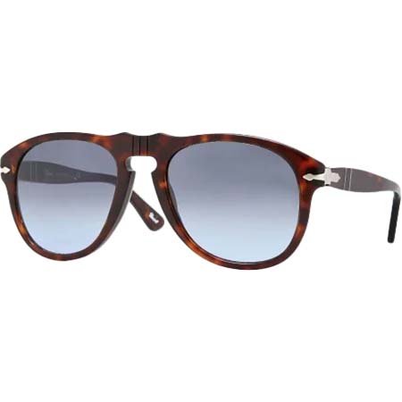 persol(ペルソール) PO0649 24 86 ティアドロップサングラス HAVANA GREY-GREEN GRADATION