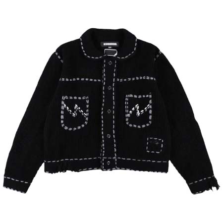 PHINGERIN(フィンガリン) NH X PHINGERIN PG1 SAVAGE KNIT BLACK