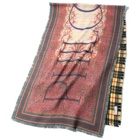 Pierre-Louis Mascia(ピエールルイマシア) ミックスパターン ウール スカーフ