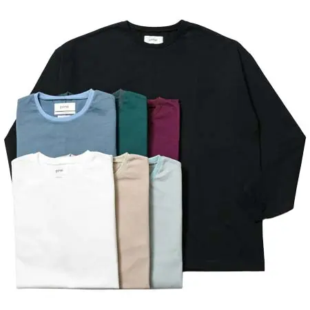 PINE(パイン) コットンクルーネックL/Sカットソー MT1702