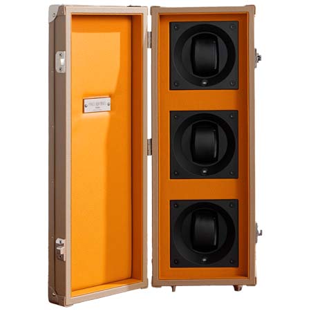 PINEL ET PINEL(ピネルピネル) フルグレインレザーラップ ウッド ウォッチワインダートランク