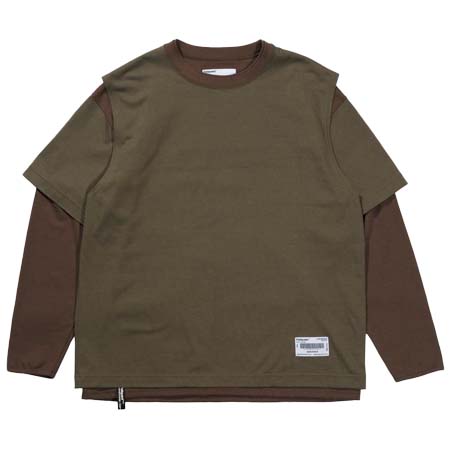 POLIQUANT(ポリクアント) THE SWITCHING LAYERED L/S TEE