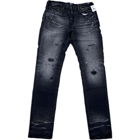 PRPS(ピーアールピーエス) LE SABRE ストレッチスリムテーパードblack