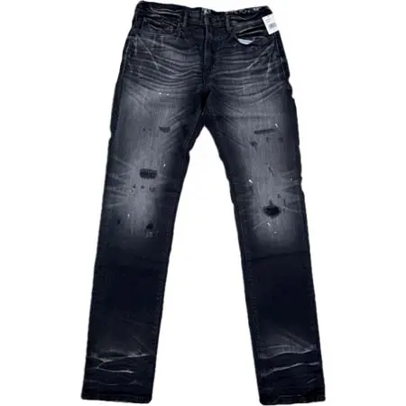 PRPS(ピーアールピーエス) LE SABRE ストレッチスリムテーパードblack