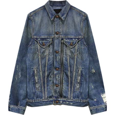R13(アールサーティーン) Zippered Trucker Brentford