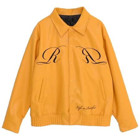 RAZZIS(ラズ) 刺繍入りPUレザージャケット