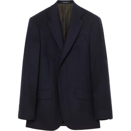 RICHARD JAMES(リチャードジェームス) Chapman Jacket – Navy Wool & Cashmere Flannel
