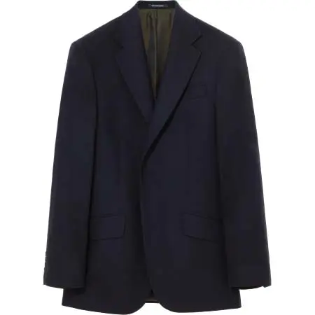 RICHARD JAMES(リチャードジェームス) Chapman Jacket – Navy Wool & Cashmere Flannel