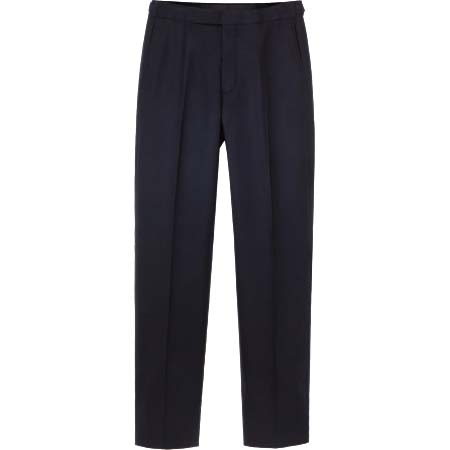 RICHARD JAMES(リチャードジェームス) CHAPMAN TROUSERS – NAVY WOOL & CASHMERE FLANNEL