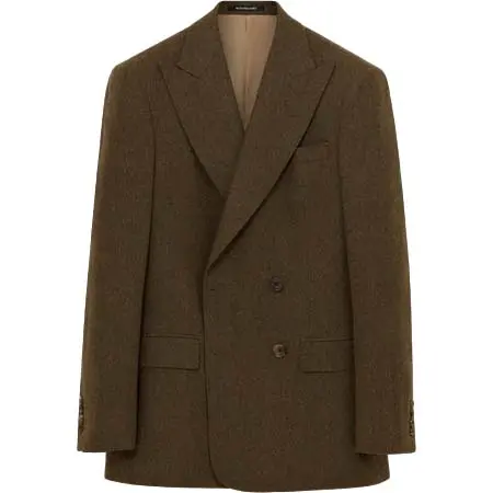 RICHARD JAMES(リチャードジェームス) Hepworth Jacket – Olive Wool & Cashmere Flannel