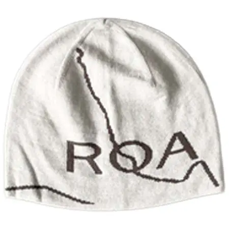 ROA(ロア) Beanie logo “IVORY”