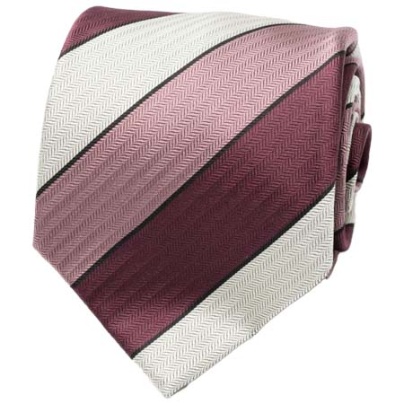 ROBERT FRASER(ロバートフレイザー) ネクタイ／ヘリンボーンストライプ