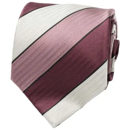 ROBERT FRASER(ロバートフレイザー) ネクタイ／ヘリンボーンストライプ