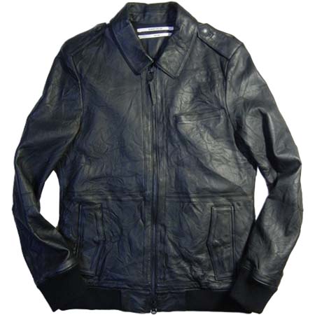 ROBERT GELLER(ロバートゲラー) LAMB SKIN ZIPPER BOMBER