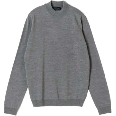 roberto collina(ロベルトコリーナ) モックネックハイゲージニット