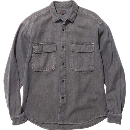 ROKX(ロックス) インディゴヘンプシャツ ロングスリーブ