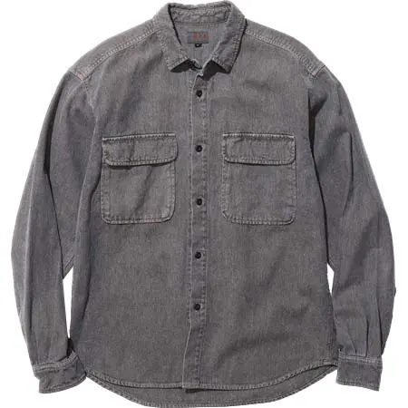 ROKX(ロックス) インディゴヘンプシャツ ロングスリーブ