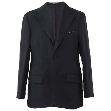 RUBINACCI(ルビナッチ) シングル３ボタン　綿麻　ジャケット　５１／Ｔｕａｒｅｇ１１７０３－２