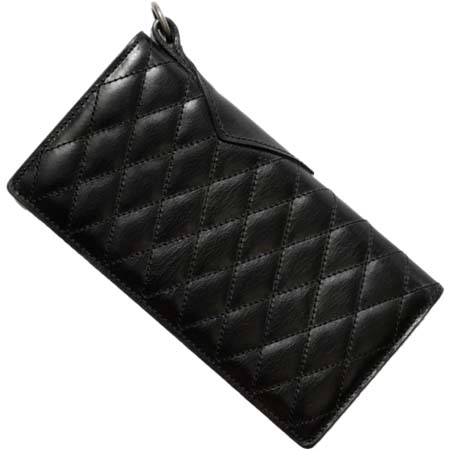 RUDE GALLERY BLACK REBEL(ルードギャラリーブラックレーベル) OUTSIDERS DIA QUILTED LEATHER WALLET