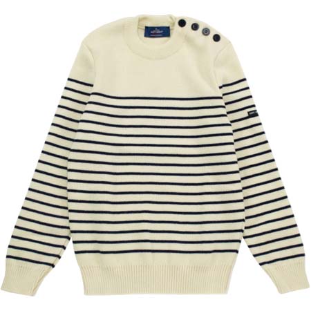 Saint James(セントジェームス) マリンセーター ECRU/MARINE