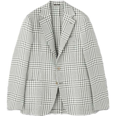 Sartorio(サルトリオ) 三者混 ハウンドトゥースジャケット