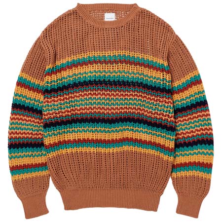 Sasquatchfabrix.(サスクワッチファブリックス) MESH KNIT “MEX BORDER” 25SS-KNN-001