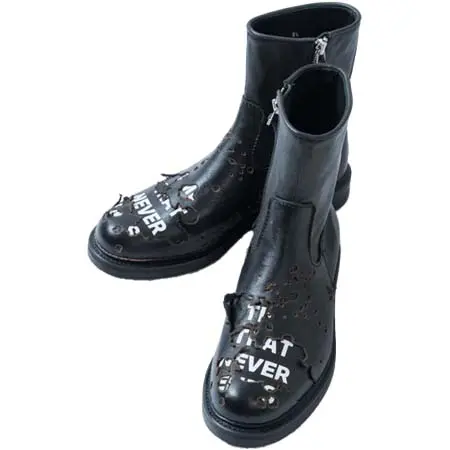 SEVESKIG(セヴシグ) AC-SV-NYA-1007 / Damaged Side Zip Boots Version, ‘TIME THAT NEVER ENDS’ Collaboration KIDS LOVE GAITE