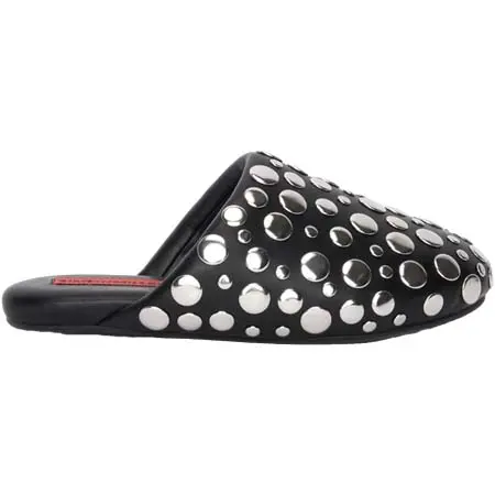 SIMON MILLER(サイモンミラー) Studded Bubble Slipper in Black/Silver