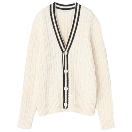 SLOANE(スローン) 5Gチルデン コットン×ポリエステル Vネックカーディガン　SL9S-833