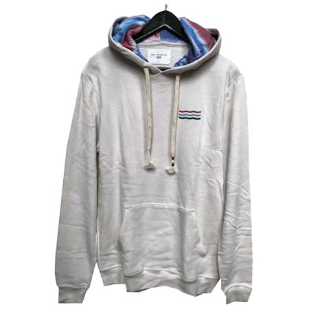 SOL ANGELS(ソルエンジェルス) SPRAY STRIIPE HOODIIE ECRU