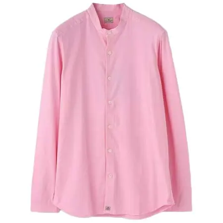 SONRISA(ソンリーサ) ストレッチ バンドカラーシャツ