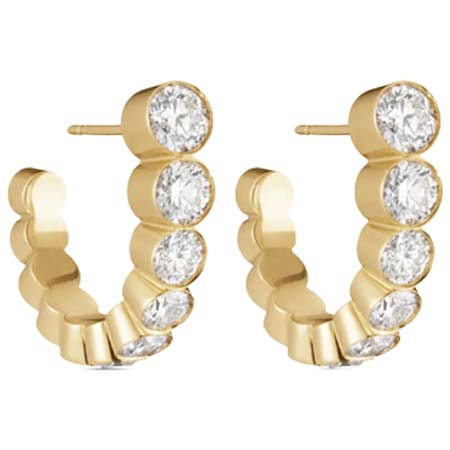 SOPHIE BILLE BRAHE(ソフィービルブラーエ) oucle Royale ダイヤモンド ピアス 18Kリサイクルイエローゴールド