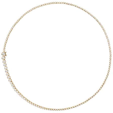 SOPHIE BILLE BRAHE(ソフィービルブラーエ) Tennis ダイヤモンド ネックレス 18Kイエローゴールド