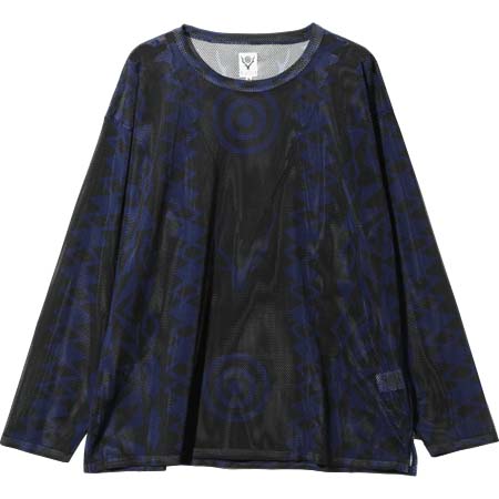 South2 West8(サウスツーウエストエイト ) S.S. Crew Neck Shirt – Knit Mesh