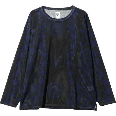South2 West8(サウスツーウエストエイト ) S.S. Crew Neck Shirt – Knit Mesh