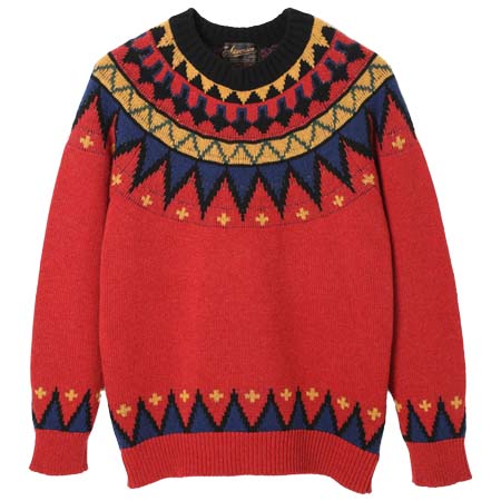 STEVENSON OVERALL CO.(スティーブンソンオーバーオール) Geometric Alpine Sweater – GAS