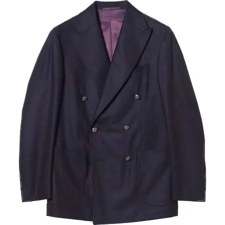 STILE LATINO(スティレラティーノ) LEO フランネル ダブルブレステッド ジャケット