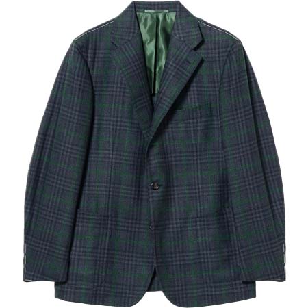 STILE LATINO(スティレラティーノ) FAUSTO ウール グレンプレイド+ペーン ジャケット