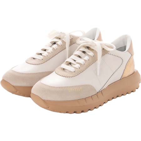 STOKTON(ストックトン) ボリュームソールレースアップスニーカー ホワイト