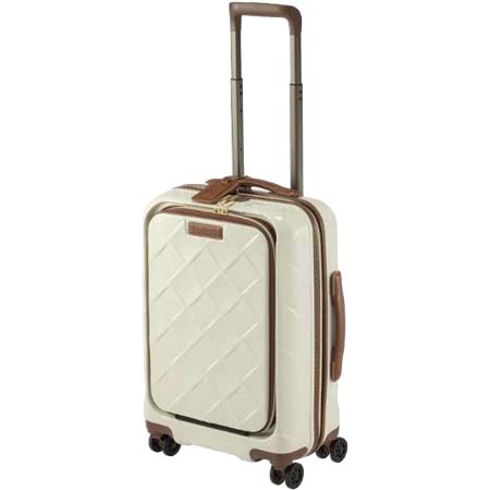 STRATIC(ストラティック) スーツケース 33L レザー&モア ミルク 3-9976-55-MK