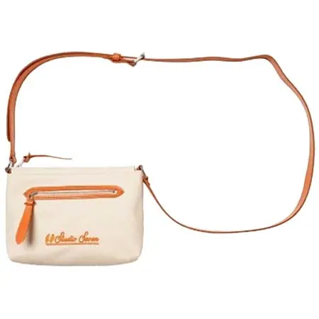 STUDIO SEVEN(スタジオセブン) Canvas & Leather Shoulder Bag