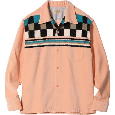 STYLEEYES(スタイルアイズ) Lot No. SE29382 / Mid 1950s – Late 1950s Style Corduroy Sports Shirt “SQUARE & STRIPE”