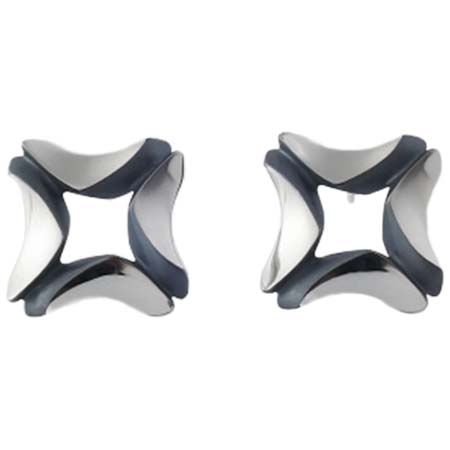 sumiiro(スミイロ) curves いぶし仕上げver. （ピアス / イヤリング ）