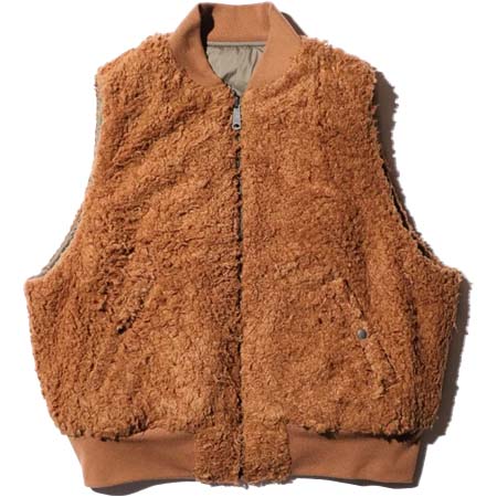 SUNNY SPORTS(サニースポーツ) MA-1 POODLE VEST REVERSIBLE