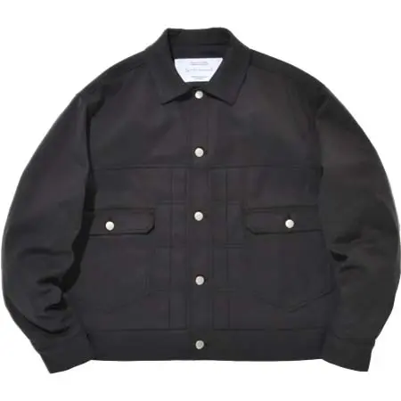 SuperThankS(スーパーサンクス) Trucker jacket – black