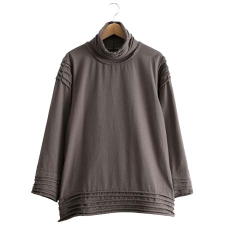 tac:tac(タクタク) SPLENDER JERSEY – CUTOFF TURTLE JERSEY Light Grey
