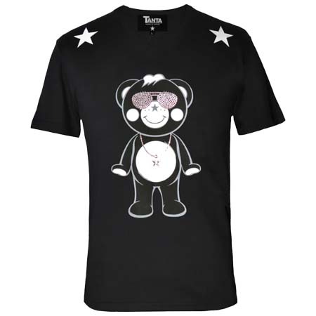 TANTA(タンタ) Superstar Diamonds Chappy T-shirt (v-neck)