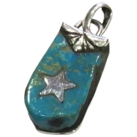 THE BINGO BROTHERS(ザビンゴブラザーズ) ビンゴブラザーズ　ターコイズスターペンダントトップ(シルバー)11